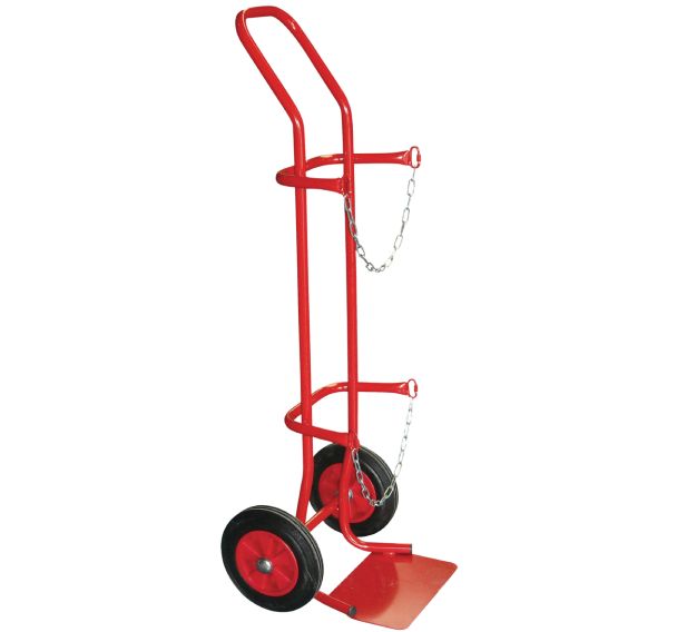 Diable porte-bouteilles grand modèle Force 200 kg - Roues caoutchouc - Fimm