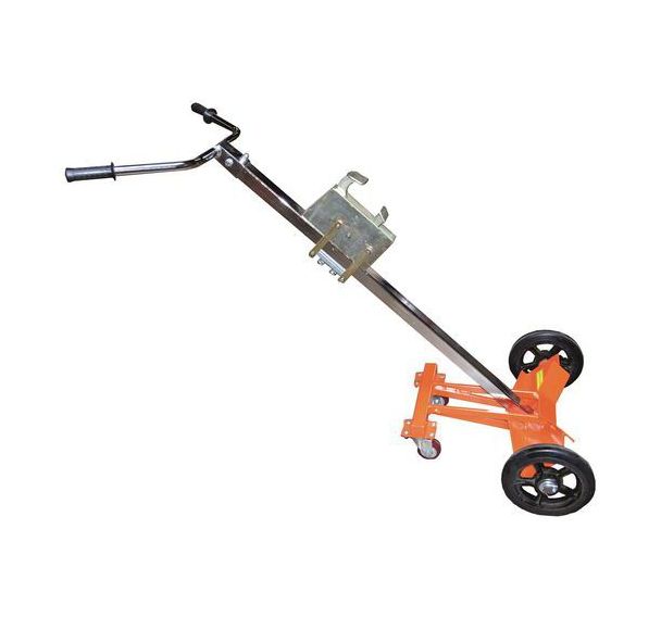 Diable porte-fût à rebord métal et plastique - Force 450 kg