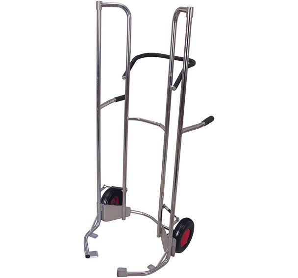 Diable porte-pneus haut, galvanisé