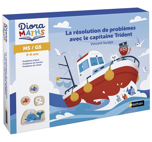 Dioramaths - le capitaine trident et la résolution de problèmes-Nathan