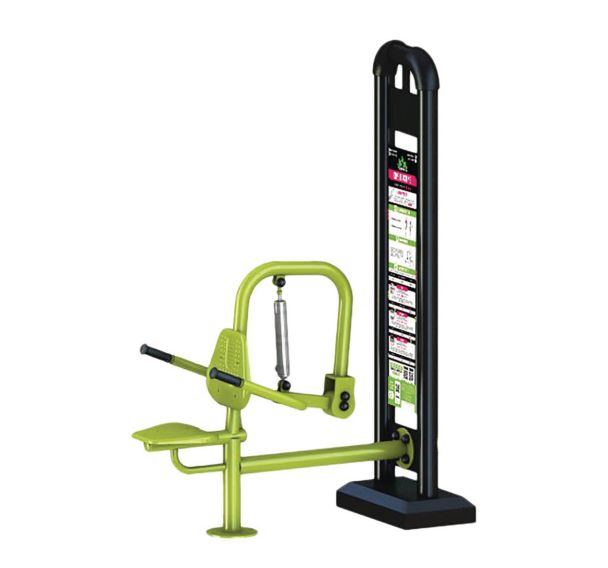 Dips machine à piston pour parcours sportif Freetness
