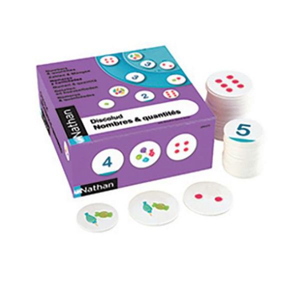 Discolud nombres et quantités : de 1 à 6