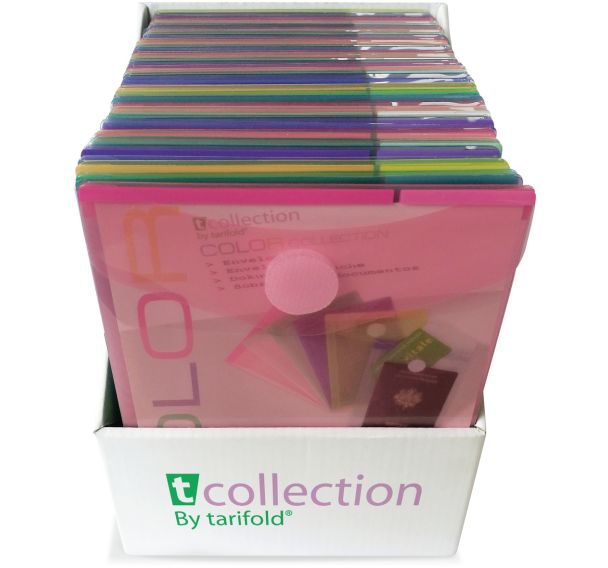 Display de 60 enveloppes scratch - A6 - Portrait - Assorti