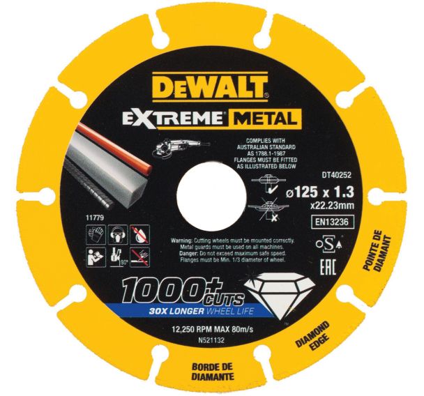 Disque Extreme Metal - Dewalt