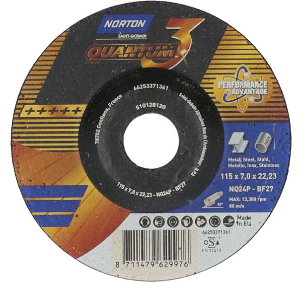 Disque à ébarber Quantum 3 Metal - Norton