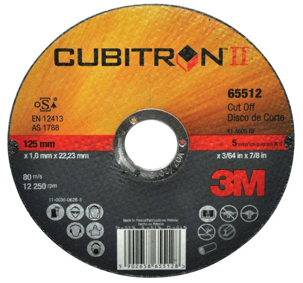 Disque à tronçonner Cubitron II - T42, Ø : 125 mm, Epaisseur : 3 mm