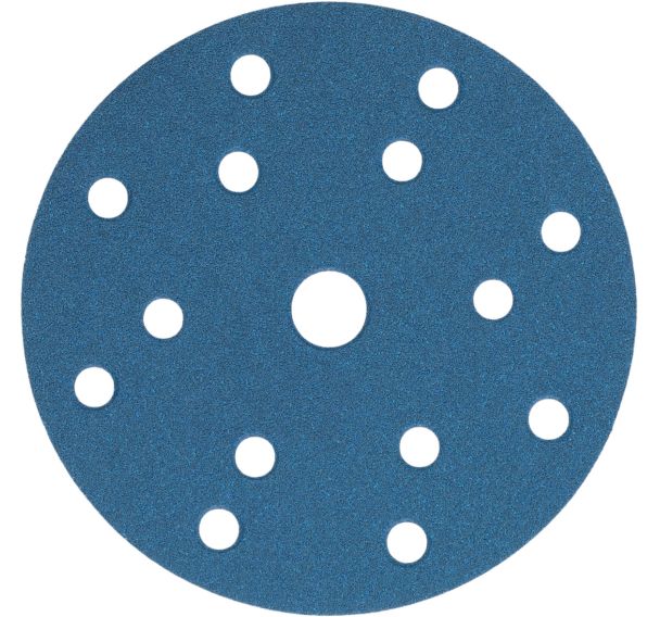 Disque auto-agrippant Blue Fire Ø150x18mm 14+1 trous - Norton