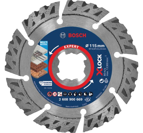Disque diamand xlock multi-materiaux - Bosch