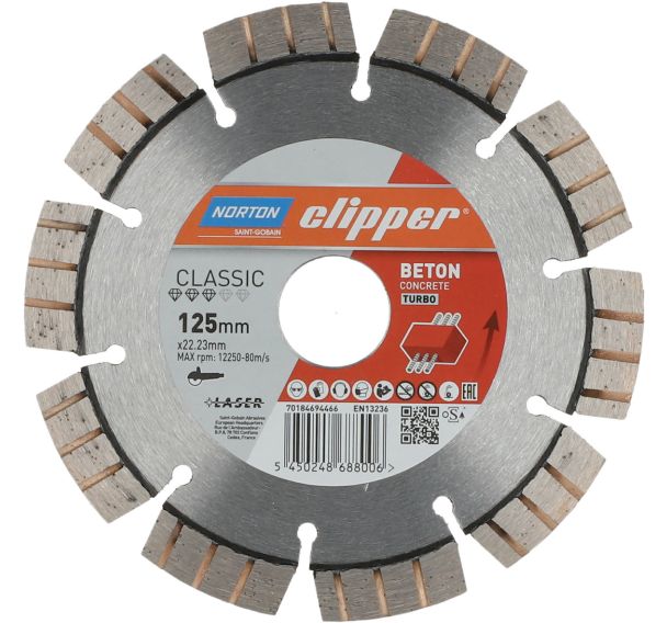 Disque diamant Classic Beton Turbo - Clipper