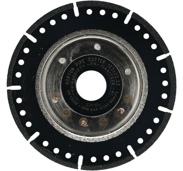 Disque diamant Pipe Cutter Ø125x22.23m