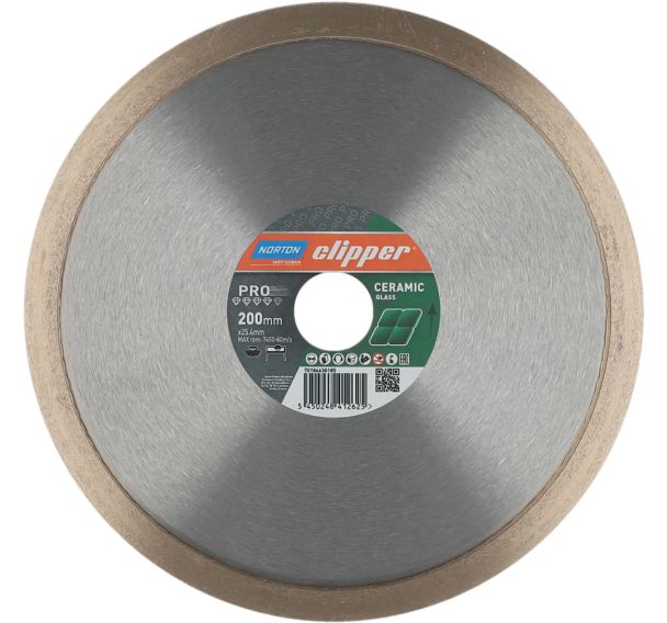 Disque diamant Pro Ceramic Glass Ø200x25.4mm