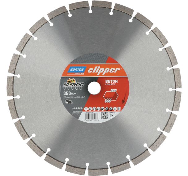 Disque diamant Pro Silencio Beton Ø350x25.4m