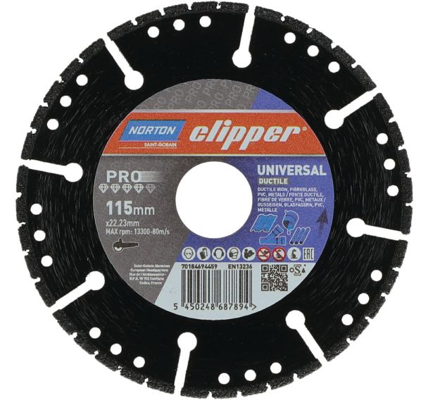 Disque diamant Pro Universal Ductile - Clipper