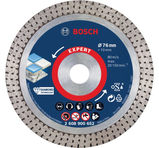 Disque diamant céramique rigide Expert - Bosch