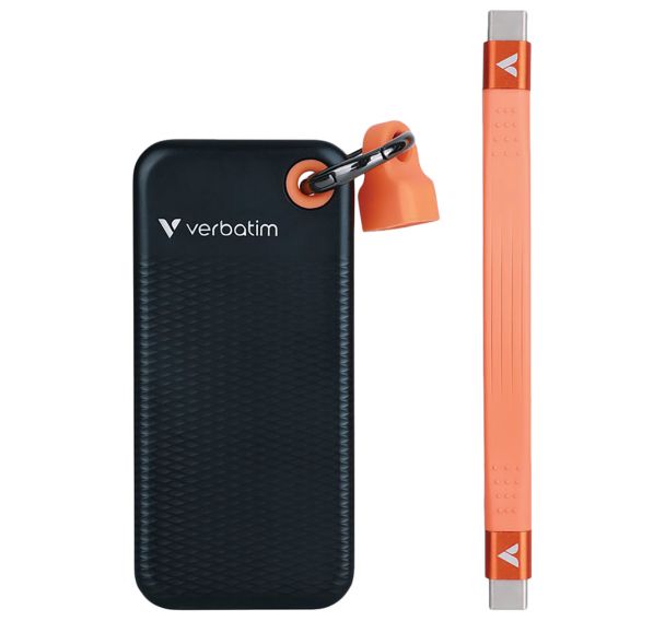Disque dur externe SSD Pocket Orange 1To - Verbatim