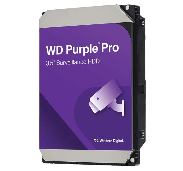 Disque dur interne HDD 3.5'' Vidéosurveillance Purple Pro - WD