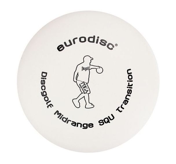 Disque volant de Discgolf Midrange Eurodisc 153g diamètre 21cm blanc