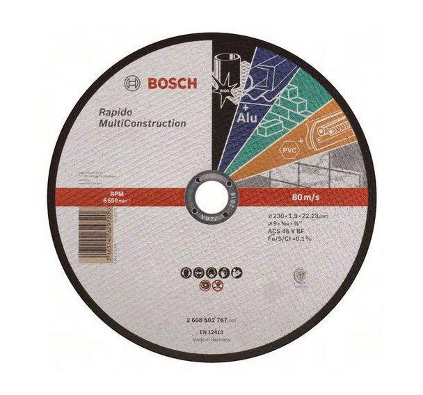 Disques à tronçonner Rapido Multi Construction