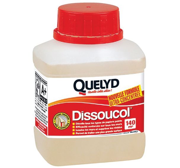 Dissoucol décolle revêtements muraux flacon 250cc