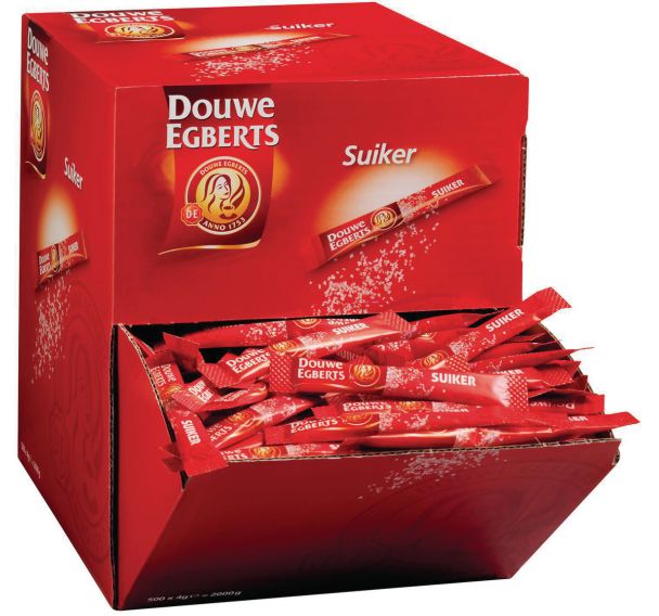 Distributeur 500 sticks de sucre Douwe Egberts 1,25 Kg