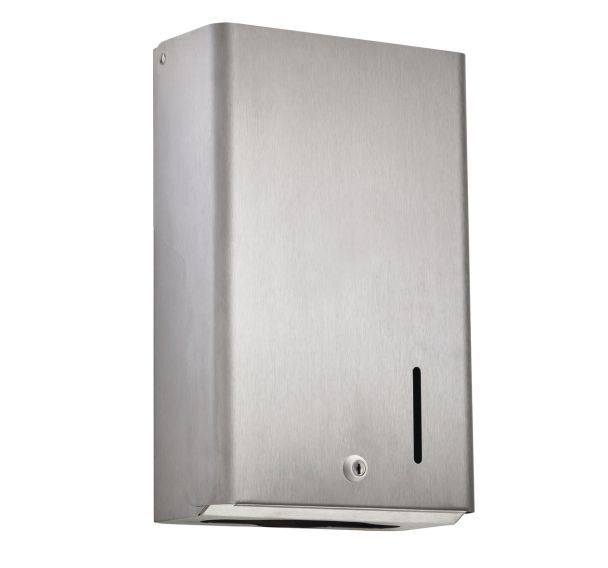 Distributeur Essuie-Mains - 400 Feuilles - Axos Inox Brossé