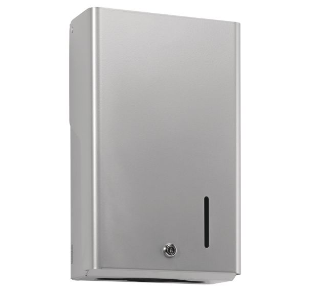 Distributeur Essuie-Mains - 400 Feuilles - Stella 9006 Aluminium