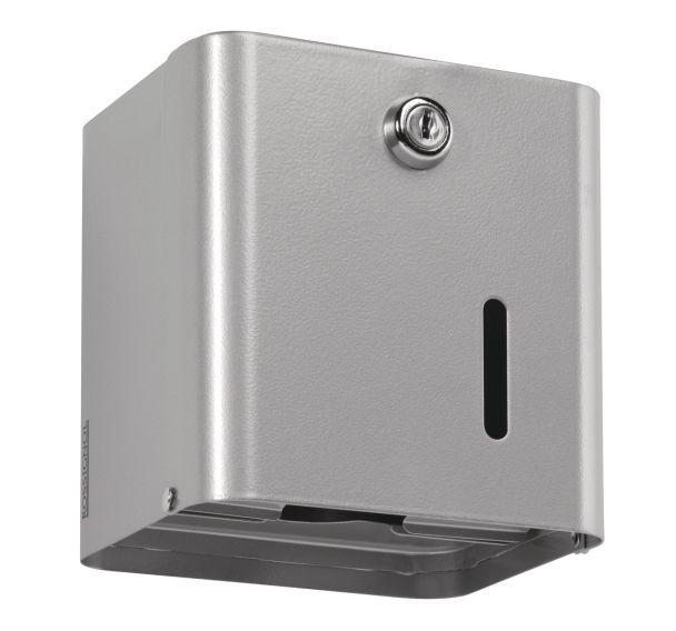 Distributeur Papier Hygienique 2 Paquets / 1 Rouleau Stella 9006 Alu