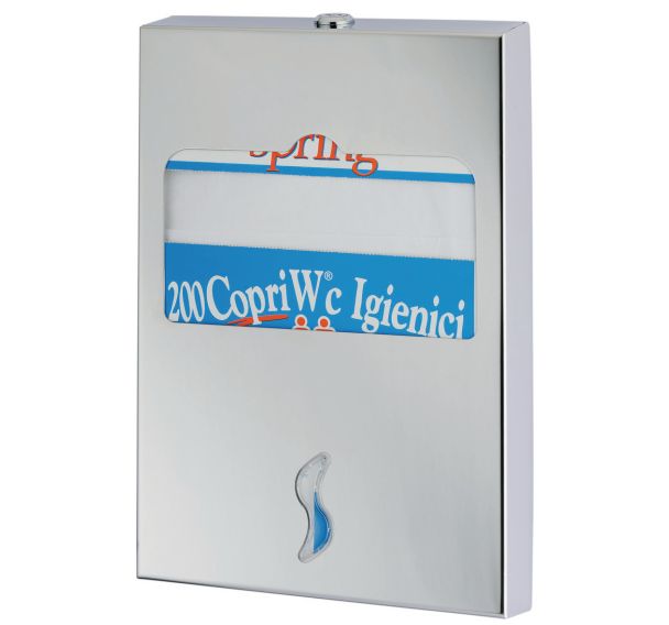 Distributeur de couvre-sieges inox brossé