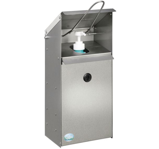 Distributeur de gel mural 1000 mL inox