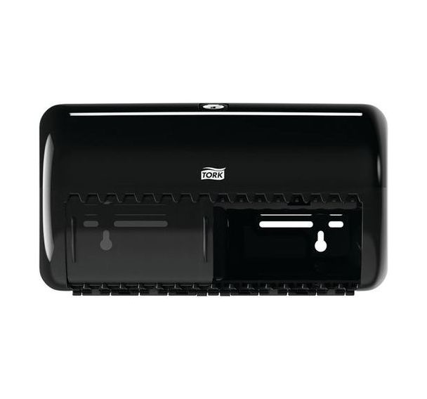 Distributeur de papier toilette - Tork T4, Coloris : Noir