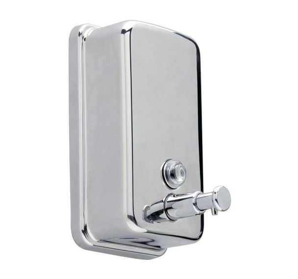 Distributeur de savon Savinox inox brillant 450 ml - JVD