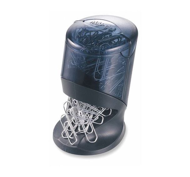 Distributeur de trombones, socle aimanté