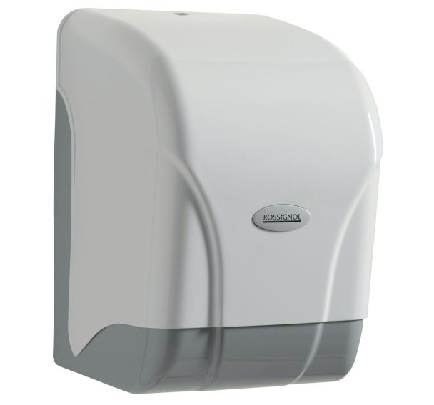Distributeur essuie-mains Oleane à dévidage central 450 formats - Blanc