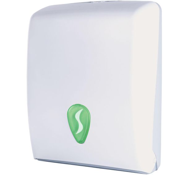 Distributeur essuie-mains Stileco - Formats Z-C-V - Blanc