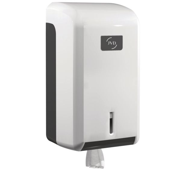 Distributeur essuie-mains à dévidage central Cleanline mini blanc - JVD