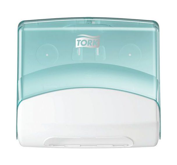 Distributeur mural d'essuie-mains Tork - W4, Coloris : Bleu