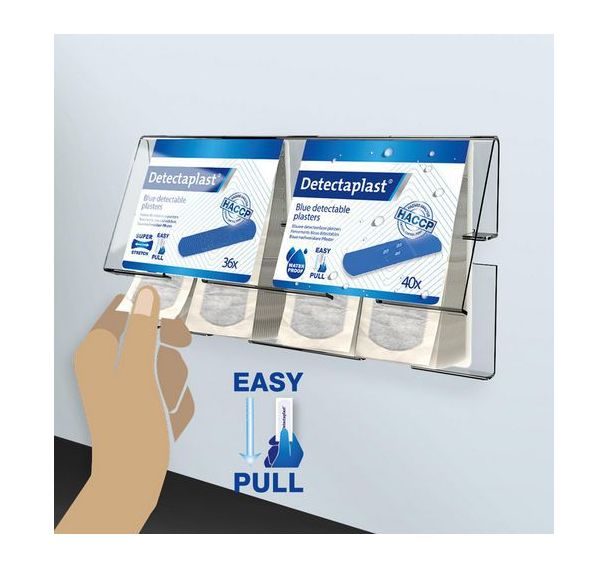 Distributeur mural de pansements détectables - Farmor