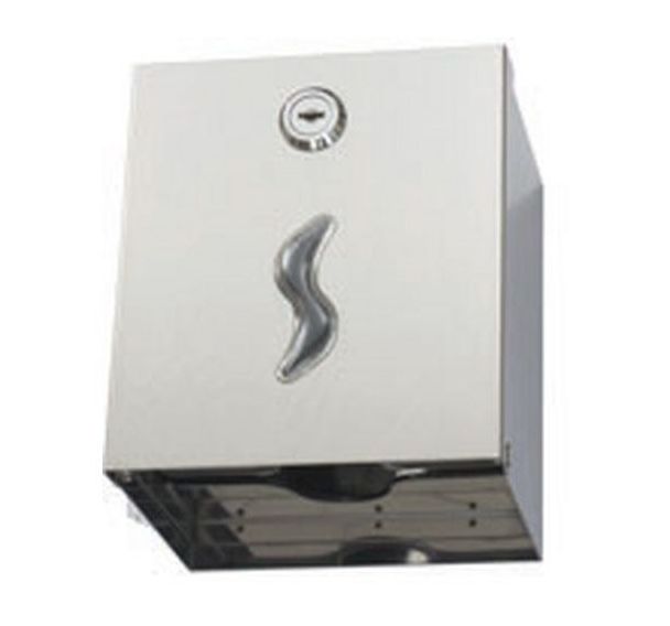 Distributeur papier hygiénique enchevêtré AISI304 - Brillant
