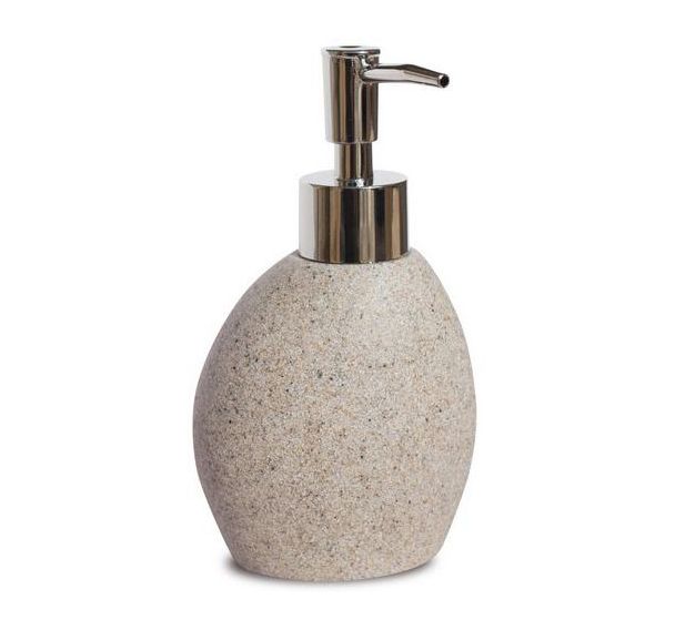 Distributeur savon polyrésine - Beige - Arvix