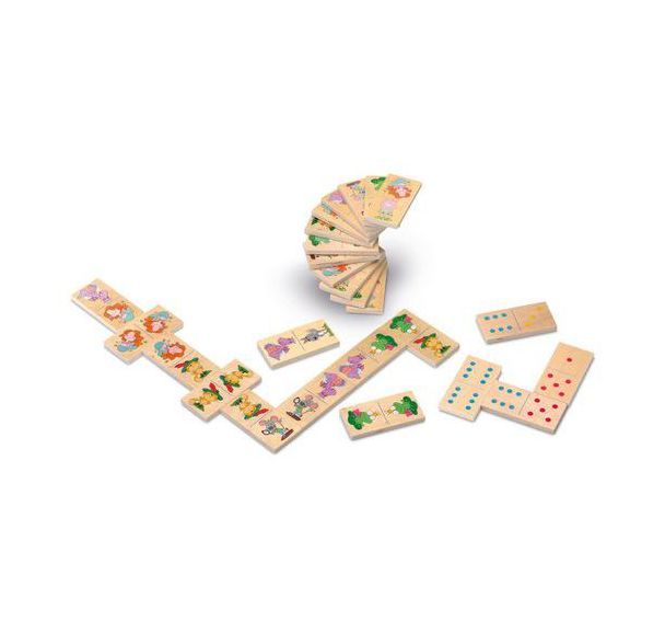 Domino nature en bois