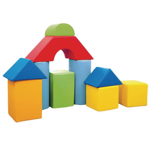 Donjon en mousse de 10 pièces pour construction créative