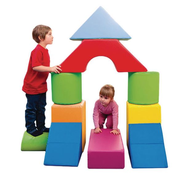 Donjon en mousse pour construction créative - 10 pièces