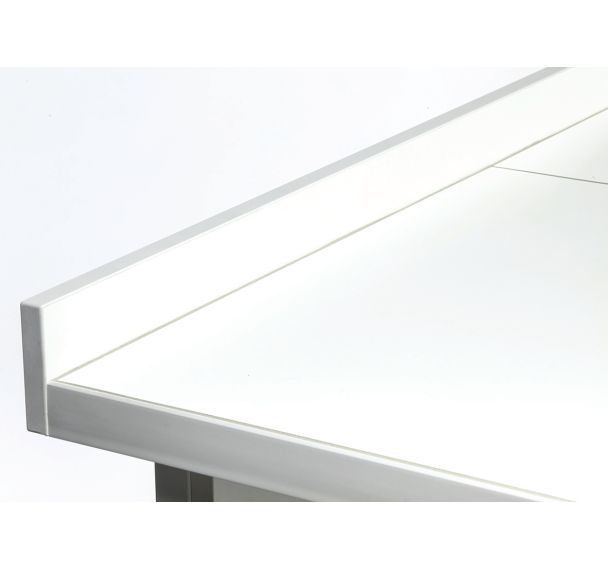 Dosseret mélaminé blanc hydrofuge paillasse 120 cmCLASS'