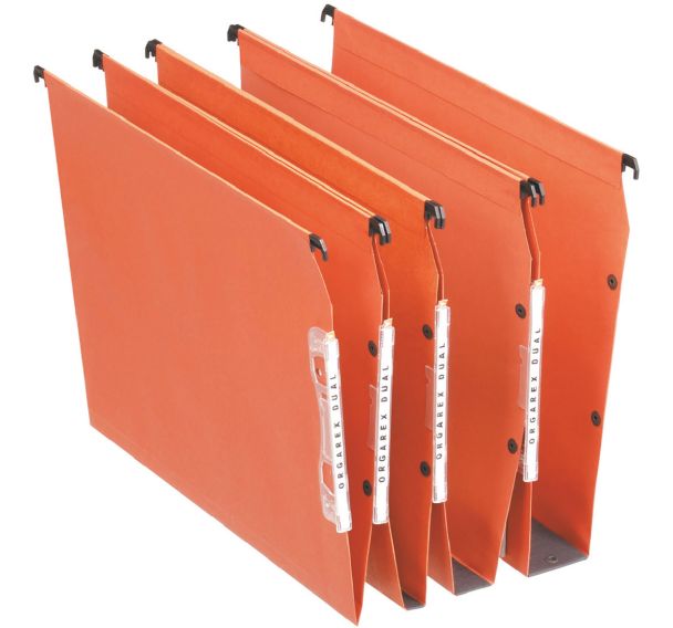 Dossier suspendu DUAL - carton - fond V - armoire - Esselte