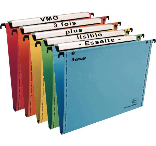 Dossier suspendu VMG - fond 15 en carton assortis