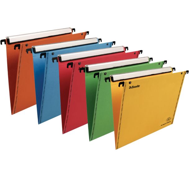 Dossier suspendu VMG A4 - Fond V - Assortis - 5 Pack de 10