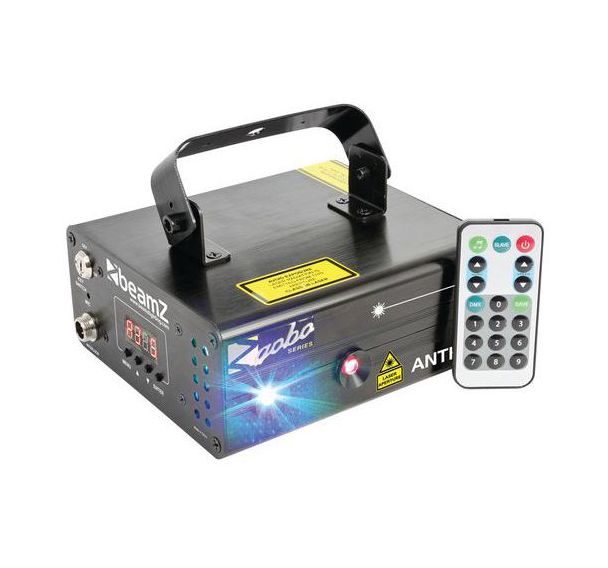 Double Laser Anthe II 600 mW RGB Gobo DMX IRC