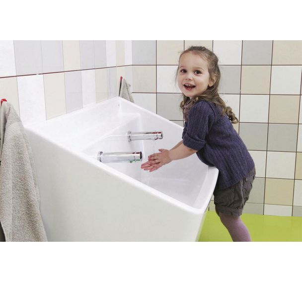 Double lavabo mural Aqualox