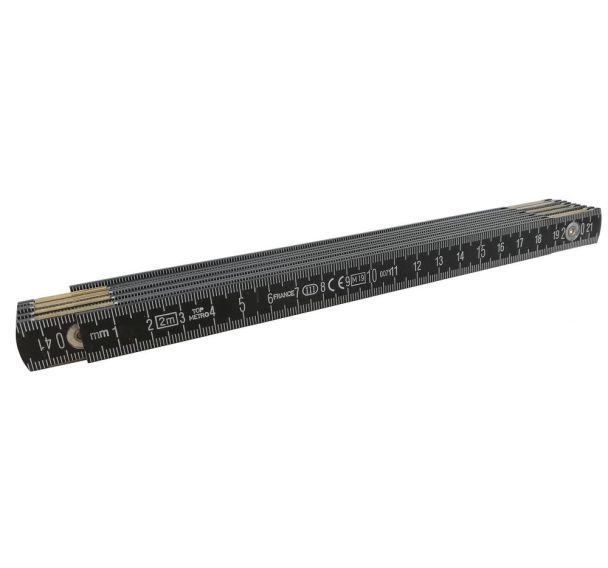Double mètre pliant - Aluminium