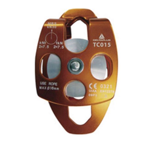 Double poulie à flasques oscillantes